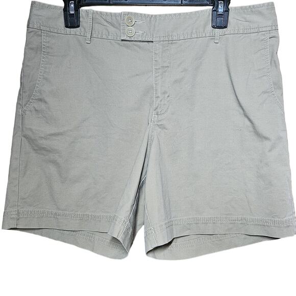 Eddie Bauer Tan Mercer Fit Shorts Size 12 - Picture 1 of 3